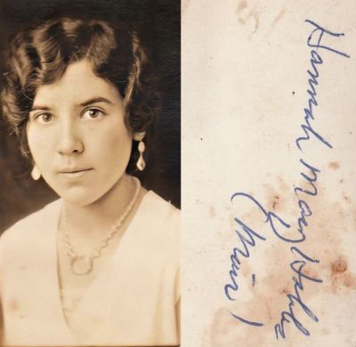 Click to view full size image
==============
Hannah May Hobbs Muir
This Photo States: "Hannah May Hobbs (Muir)"
Hannah May Hobbs Muir
This Photo States: "Hannah May Hobbs (Muir)"