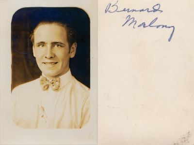Bernard Maloney

This Photo States: "Bernard Maloney"

