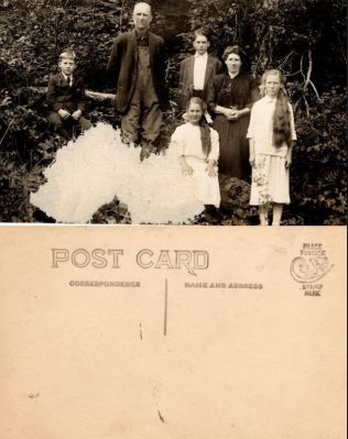 Unidentified

THIS HAS BEEN RETURNED TO FAMILY

Unidentified Real Photo Postcard (RPPC) in the Airey Jr., (Robert W.) Family Album.
