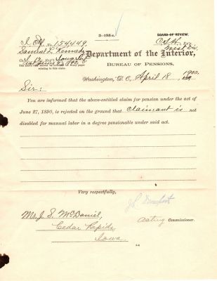 Samuel Lora Kennedy

This was Donated by Mary Muhlfeld

Samuel Lora Kennedy

Civil War Document
