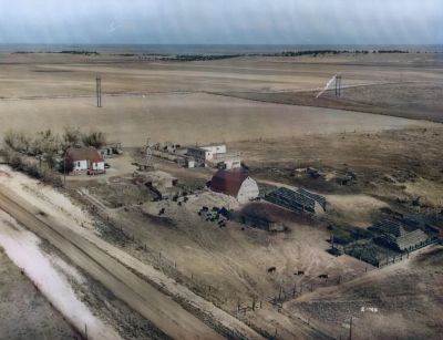 Max Raymond "Bill" Higday & Vivian "Iva" Sisson Higday Farm, Pine Bluffs, Wyoming

This is being shared by Tammy Jorgensen

This is a aerial photo of the Higday Homestead, Pine Bluffs, Wyoming. This is where Max Raymond "Bill" Higday & Vivian "Iva" Sisson Higday farmed for years.
 
