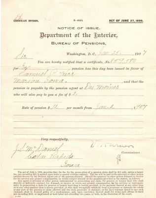 Click to view full size image
==============
Samuel P. Kerr
This was Donated by Mary Muhlfeld
Samuel P. Kerr
Civil War Document
Samuel P. Kerr
This was Donated by Mary Muhlfeld
Samuel P. Kerr
Civil War Document