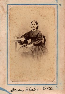 Click to view full size image
==============
Susan Wheeler Pettes
THIS HAS BEEN RETURNED TO FAMILY
This was Donated by Donna Wilson.
This CdV Photograph is of "Susan Wheeler Pettes,''
Susan Wheeler Pettes
THIS HAS BEEN RETURNED TO FAMILY
This was Donated by Donna Wilson.
This CdV Photograph is of "Susan Wheeler Pettes,''