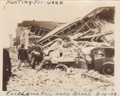 Click to view full size image
==============
The Long Beach Earthquake, 1933
THIS PHOTO IS BEING SHARED
This Photo States: "Hunting-For-Dead"
Earthquake, Long Beach, 10 March 1933
The Long Beach Earthquake, 1933
THIS PHOTO IS BEING SHARED
This Photo States: "Hunting-For-Dead"
Earthquake, Long Beach, 10 March 1933