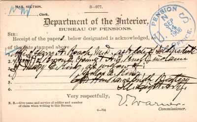 Appolas Erwin King

This was Donated by Mary Muhlfeld

Appolas Erwin King

Civil War Document
