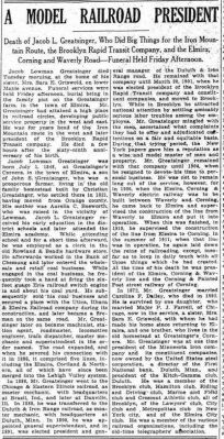 Click to view full size image
==============
Jacob Lowman Greatsinger
Jacob Lowman Greatsinger Obituary.
Found: The New York Telegram, 7 July 1918.
Jacob Lowman Greatsinger
Jacob Lowman Greatsinger Obituary.
Found: The New York Telegram, 7 July 1918.