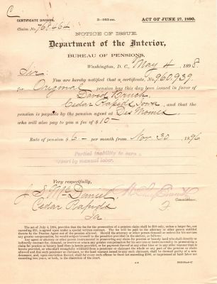 David Christian Bruch

THIS HAS BEEN RETURNED TO FAMILY

This was Donated by Mary Muhlfeld

Civil War Document for David Christian Bruch

