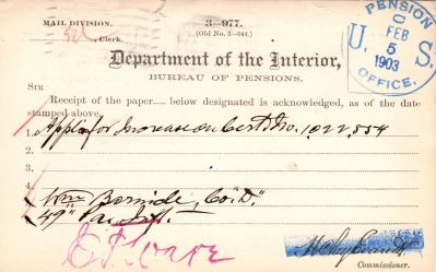 William L. Barnicle

This was Donated by Mary Muhlfeld.

William L. Barnicle

Civil War Document
