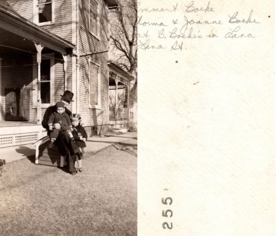Click to view full size image
==============
Dr. Emmert G. Boeke, Norma & Joanne Boeke
This Photo States: "Emmert Boeke, Norma & Joanne Boeke at B. Boeke's in Lena, Lena Str."
Dr. Emmert G. Boeke, Norma & Joanne Boeke
This Photo States: "Emmert Boeke, Norma & Joanne Boeke at B. Boeke's in Lena, Lena Str."