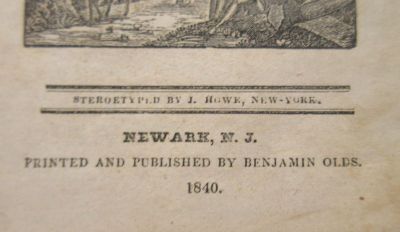 Mary Beninger Bible

Mary Beninger's Bible was Printed & Published by Benjamin Olds in 1840 in Newark, New Jersey.
