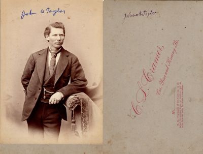 Click to view full size image
==============
John A. Taylor
THIS HAS BEEN RETURNED TO FAMILY
This was Donated by Cheryl Webber/ The Terry Girls Genealogy.
This Cabinet Card Photo States: "John A. Taylor"
The Photographers name is "Cramer", Cor. Pine & Kearney Lts."
John A. Taylor
THIS HAS BEEN RETURNED TO FAMILY
This was Donated by Cheryl Webber/ The Terry Girls Genealogy.
This Cabinet Card Photo States: "John A. Taylor"
The Photographers name is "Cramer", Cor. Pine & Kearney Lts."