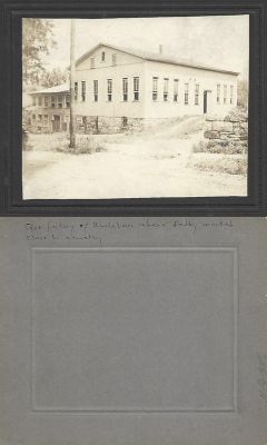 Click to view full size image
==============
Shoe Factory
THIS HAS BEEN RETURNED TO FAMILY
This Cabinet Card Photo States: "Shoe Factory of Uncle Levi where Daddy worked close to cemetery"
Shoe Factory
THIS HAS BEEN RETURNED TO FAMILY
This Cabinet Card Photo States: "Shoe Factory of Uncle Levi where Daddy worked close to cemetery"