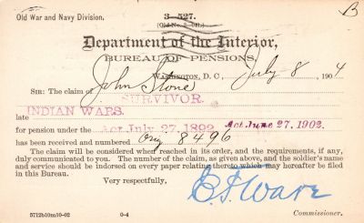 Click to view full size image
==============
John Stone
This was Donated by Mary Muhlfeld
John Stone
Pension Document.
John Stone
This was Donated by Mary Muhlfeld
John Stone
Pension Document.
