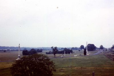 Click to view full size image
==============
Gettysburg, Pennsylvania
This 35MM Slide States: "View from Penna Monument, Gettysburg, Pennsylvania, Summer 1961."
Gettysburg, Pennsylvania
This 35MM Slide States: "View from Penna Monument, Gettysburg, Pennsylvania, Summer 1961."