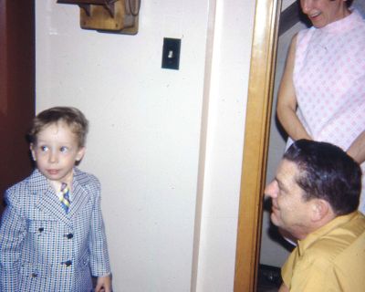 Brian Noel, Flo & Gil

This 35MM Slide States: "Easter, 1972."

This is believed to be Brian Noel and Grandparents Flo and Gil
